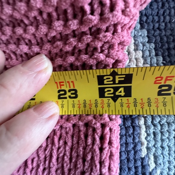 🌸 Hazel Moon Rose Pink Chunky Knit Button Cardigan Sweater Size M NWOT - Picture 6 of 10